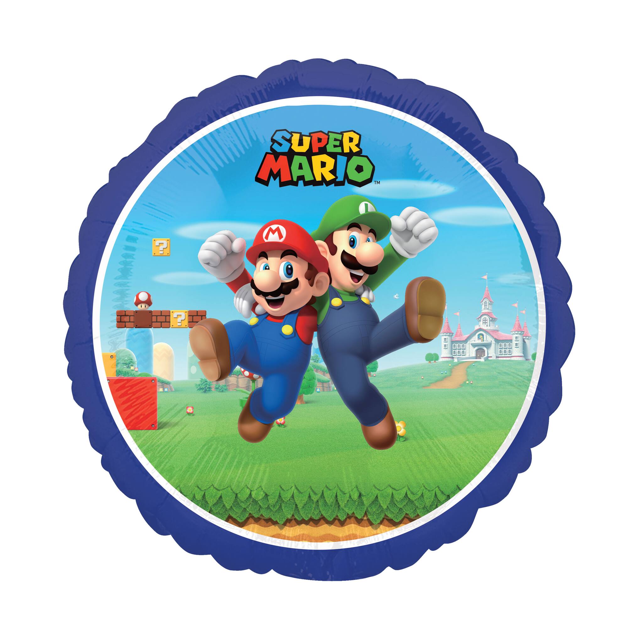 17" Mario Bros Foil Balloon